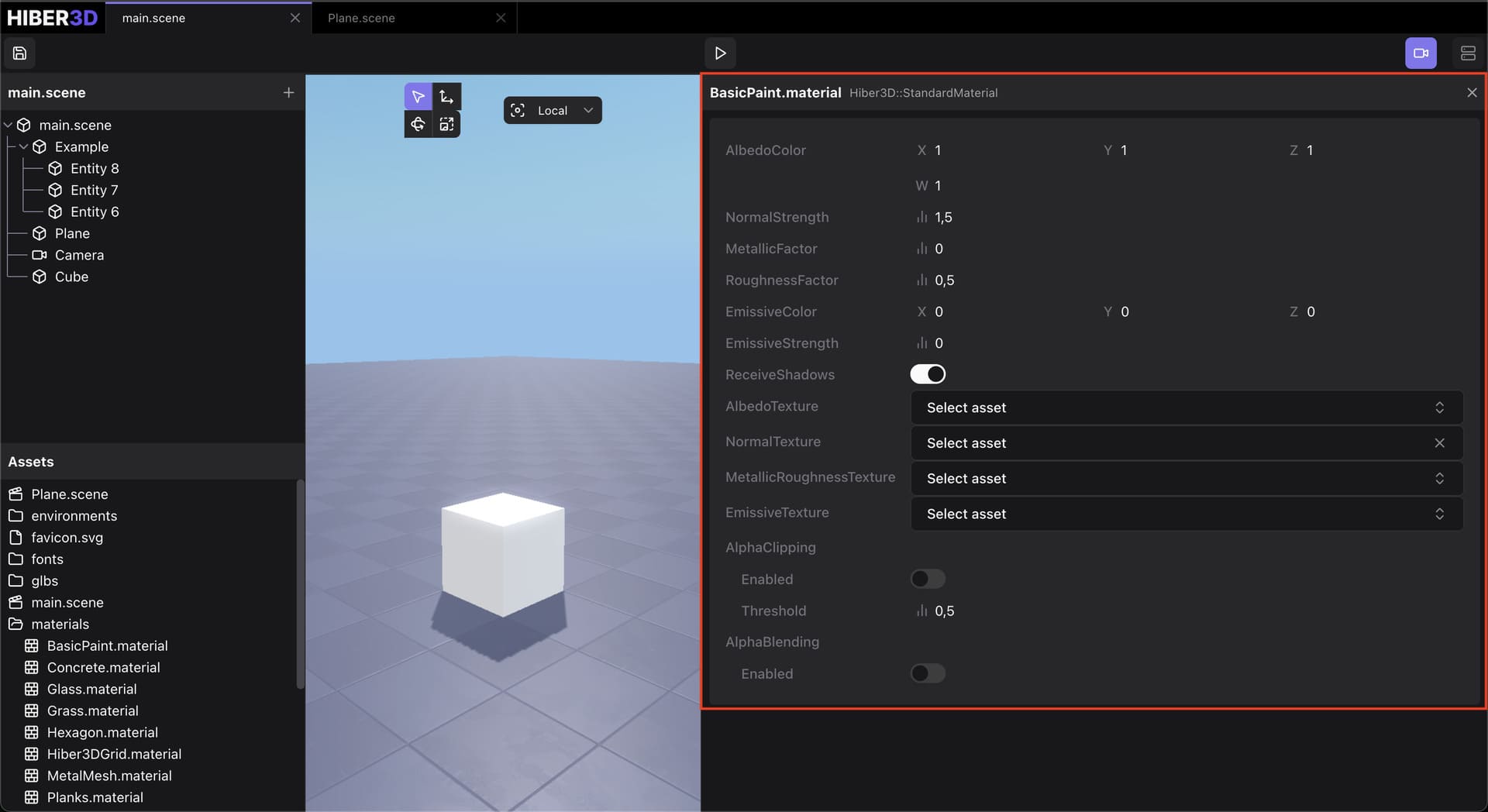 Material Editor